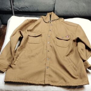 Wrangler Workwear Men's Hooded Snapup Coat Size XL